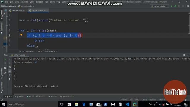 Python Tutorial 17 : Break statement and some more looping смотреть онлайн