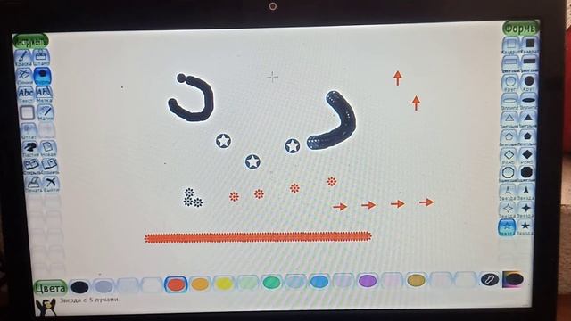 Tux Paint график муҳарририда расм чизиш смотреть онлайн