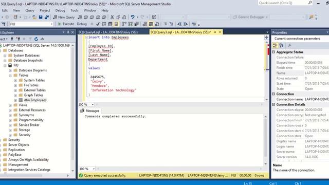 MS SQL Server Tutorial - ENC3249 смотреть онлайн