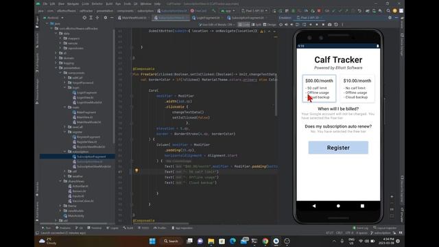Adding Subscription to Android. Part 1. The UI смотреть онлайн