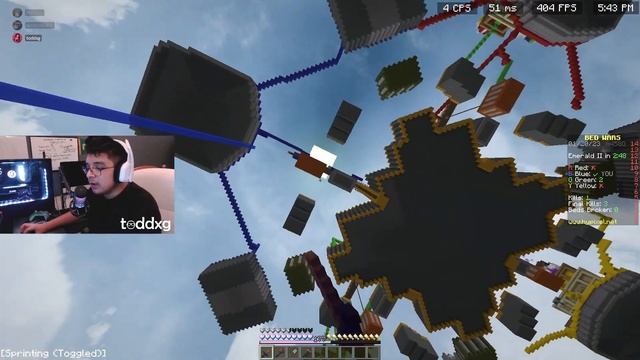 2v3 the entire enemy team in Bedwars! смотреть онлайн