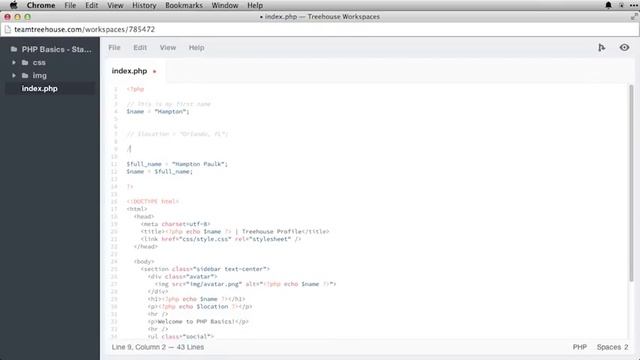 PHP Statements & Comments смотреть онлайн