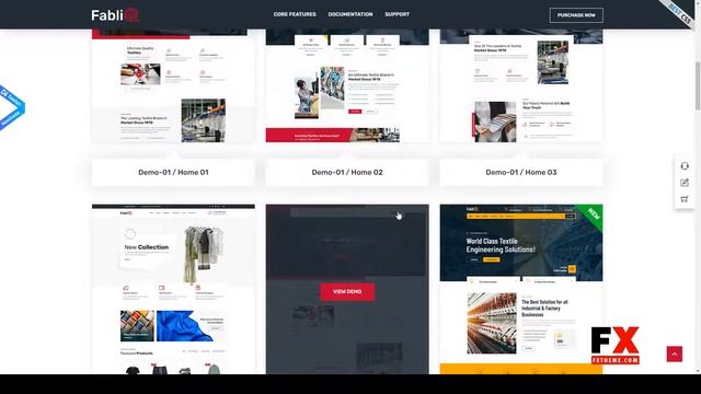 Fablio - Textile Industry WordPress Theme 15 wordpress theme смотреть онлайн