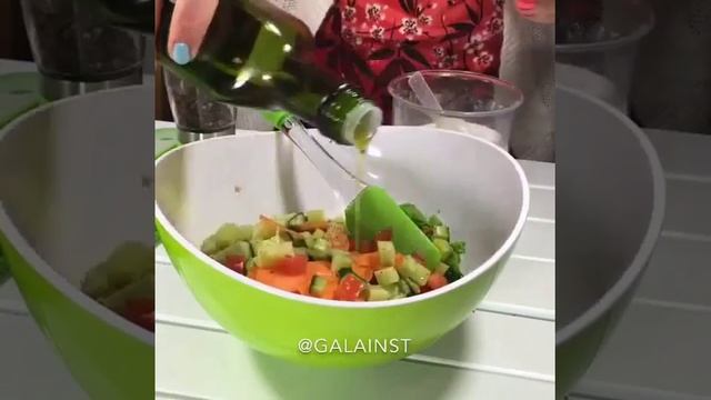 Вариант простого, полезного и очень диетического ужина от @Galainst