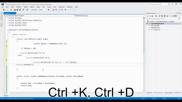 How to Format Code Quickly in Visual Studio - Urdu/Hindi смотреть онлайн
