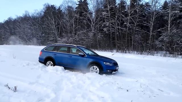 Skoda Octavia Scout 4x4 Застрял и выехал сам)
