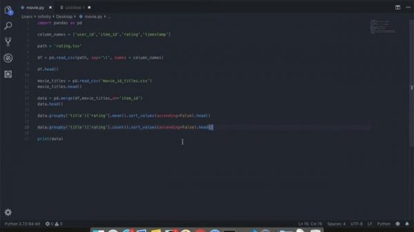 Movie recommendation System PART-2 in Python | Machine Learning Tutorial