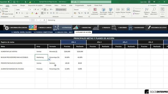 Plan de Negocios en Excel | Business Plan en Excel смотреть онлайн
