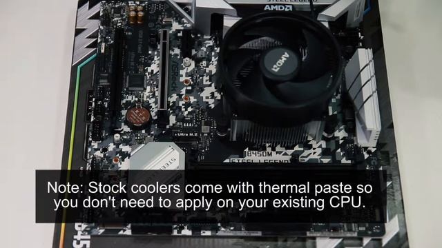 How to install AMD Ryzen Cooler | Install AM4 Cooler in 4 Simple Steps смотреть онлайн