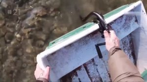 Ручной лодочный мотор с гребным винтом не требующий топлива. Экологически чистый мотор