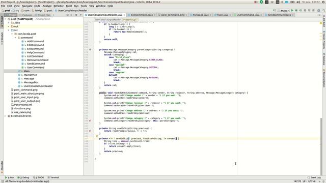 "Post Office" project (7): user interface, finishing смотреть онлайн