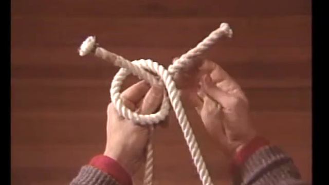 Шкотовый узел (Sheet Bend), = Ткацкий (Weaver's Knot) - ткацкий способ смотреть онлайн