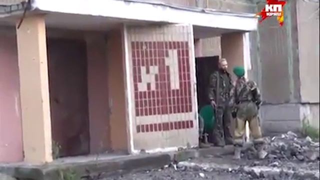 После артобстрелов в городе Ясиноватая остались одни руины. 13.09.2014. смотреть онлайн