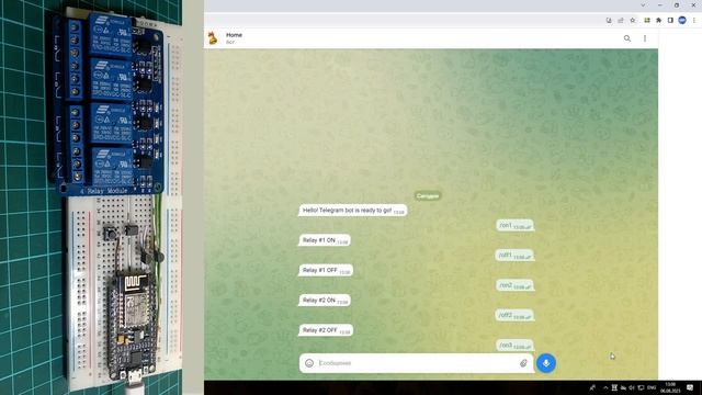 Telegram bot on ESP8266 смотреть онлайн