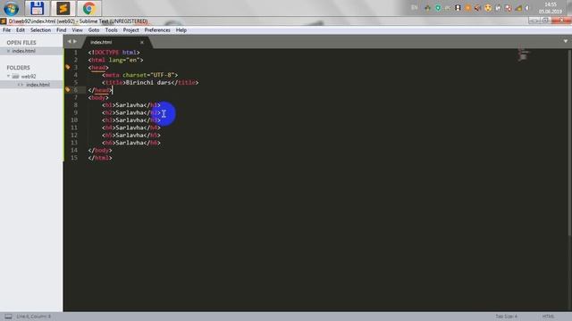 html ga kirish head, body, meta, hr, br, p, fonts смотреть онлайн