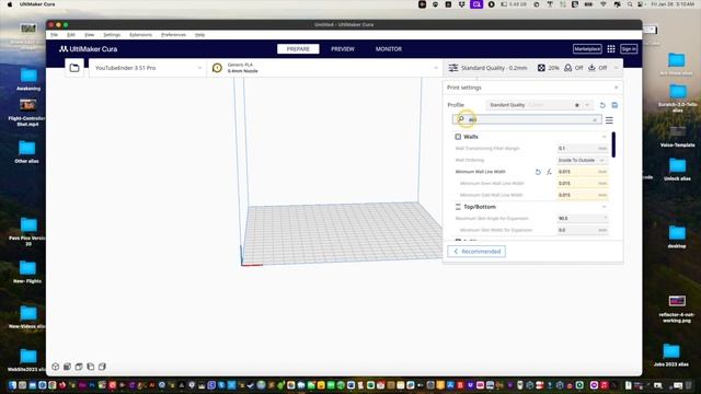 Ender 3-S1 Pro Print Settings - Ender 3 Print Settings - Ultimaker 5.6.0 Print Settings