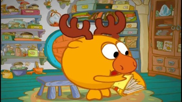 ежику подарили компьютер