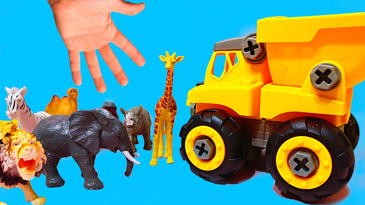 Песенка про пальчики, изучаем животных, развивающие мультики для детей.mp4 смотреть онлайн