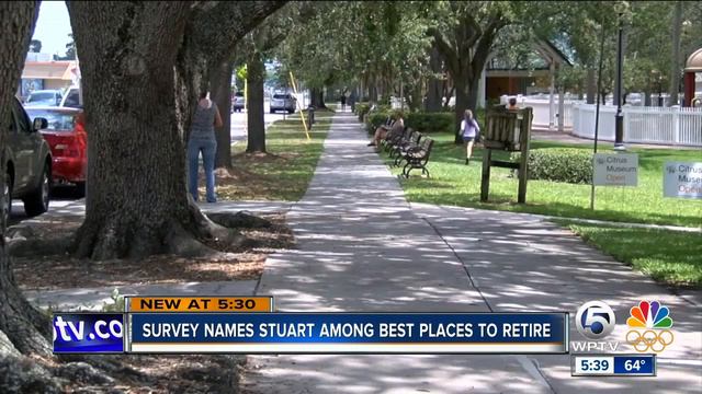 Survey names Stuart among best places to retire смотреть онлайн