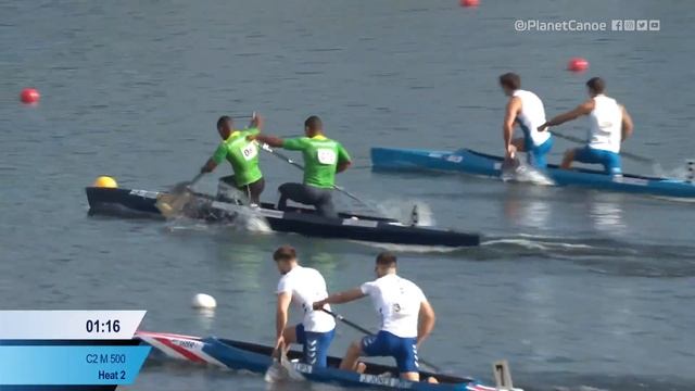 C2 Men's 500m Heat 2 / 2023 ICF Canoe-Kayak Sprint World Championships Duisburg & Olympic Qualifier смотреть онлайн