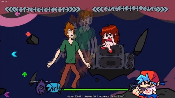 V.S. Shaggy Full Week Mod God Eater (21 KEY) [Fnf Mod]