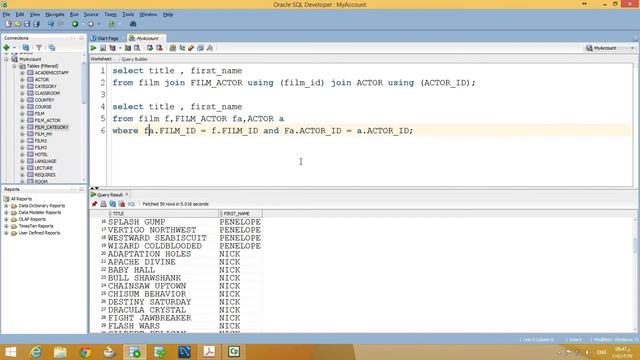 Databases - SQL - 05 Lab 2 Join and Self Join смотреть онлайн