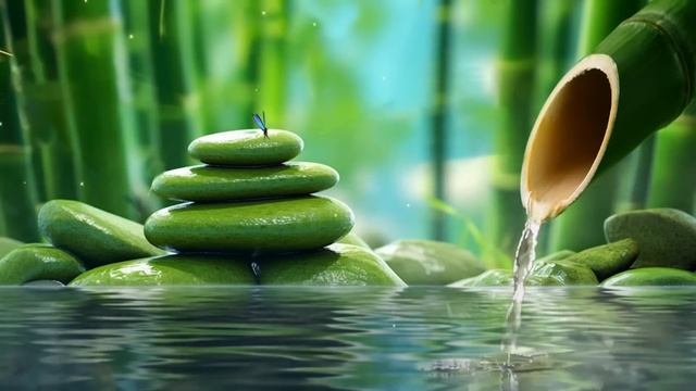 Relaxing Piano Music Bamboo Water Fountain, Sleep Music, Relaxing Music, Meditation Music 24/7 смотреть онлайн