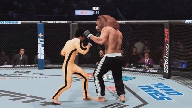 UFC5 Bruce Lee Vs Warrior Bear EA Sports UFC 5 PS5