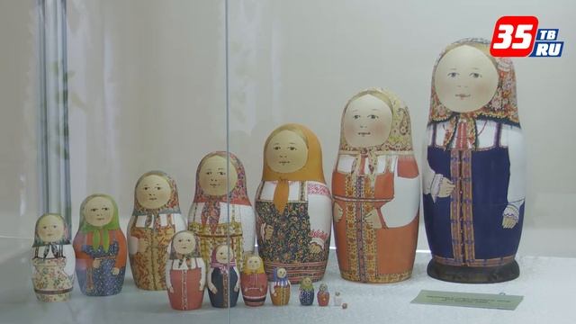 Коллекцию уникальных загорских матрёшек привезли в Череповец смотреть онлайн