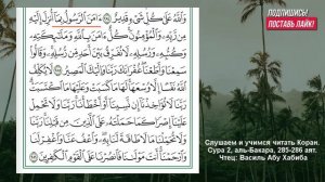 Амана расулу 3 раза. Учимся читать Коран. Медленное чтение