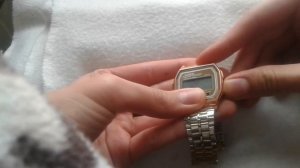 Как настроить время на часах Casio Alarm Chrono (Касио)