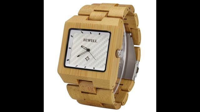 Часы деревянные Bewell c AliExpress смотреть онлайн