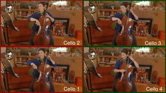God Rest Ye Merry Gentlemen || Cello Quartet