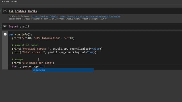 How To Check CPU Usage Using Python смотреть онлайн