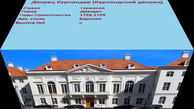 Дворец Курландер , Курляндский дворец (Дрезден) смотреть онлайн