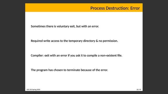 ECE 252 Lecture 4: Processes смотреть онлайн