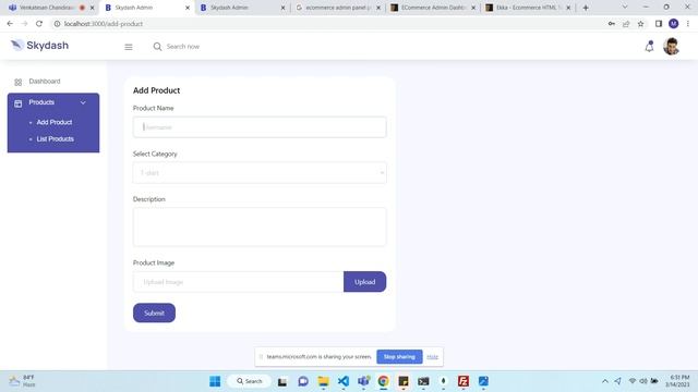 Admin panel creation in React смотреть онлайн