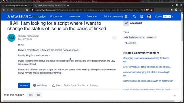 ScriptRunner for Jira - Transition linked issues смотреть онлайн