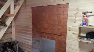 Чем покрасить кирпич у печки