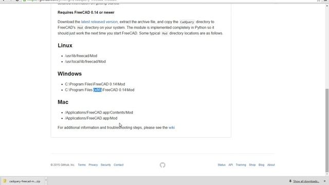 Installing The CadQuery Module For FreeCAD In Windows - Outdated