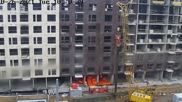 Работа гусеничного крана РДК-250 с вибромолотом смотреть онлайн