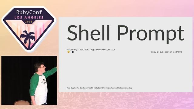 RubyConf 2018 - The Developer's Toolkit: Everything We Use But Ruby by Noel Rappin смотреть онлайн