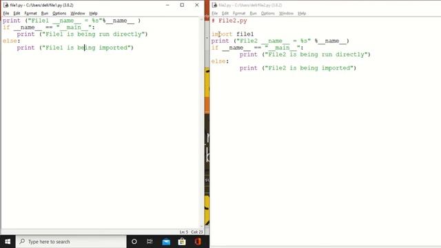 Use of Python name variable смотреть онлайн