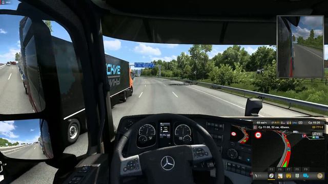 Euro Truck Simulator 2 • Будни дальнобойщика. Часть 46. Прицеп Лесовоз • Перевозка Брёвен. Часть 2 смотреть онлайн