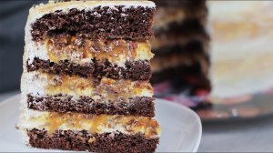 Великолепный торт "Сникерс" на День Рождения. Простой рецепт на удивление гостям