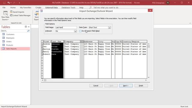 How to Import Outlook Folder Data into MS Access Table - Office 365 смотреть онлайн