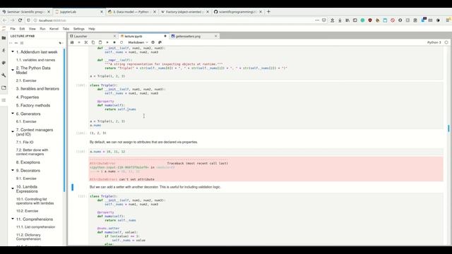 Scipy 2020 - 3.3 - Advanced Python - Properties смотреть онлайн
