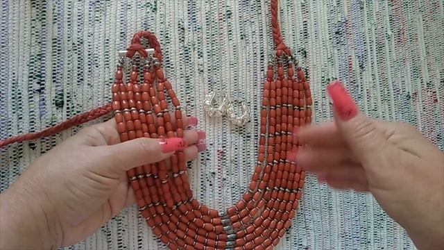 DIY. Намыста с украинскими колоритом "Берегиня", и бонус к ним, бусы "Дукаты". Мои любимые)) смотреть онлайн