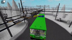 Roblox trolleybus/роблокс троллейбус ZiU-9 поездка