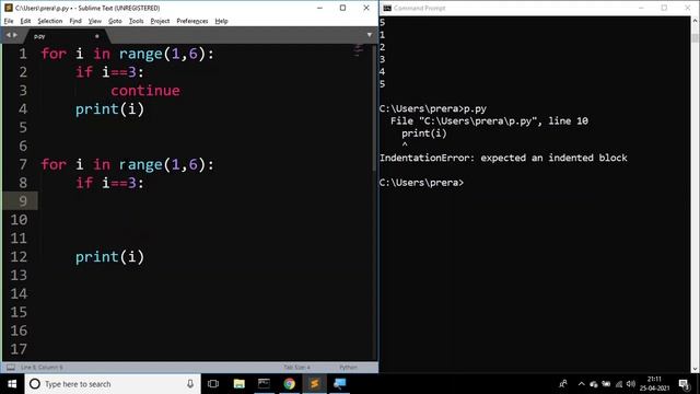 Pass statement in Python | in Hindi смотреть онлайн